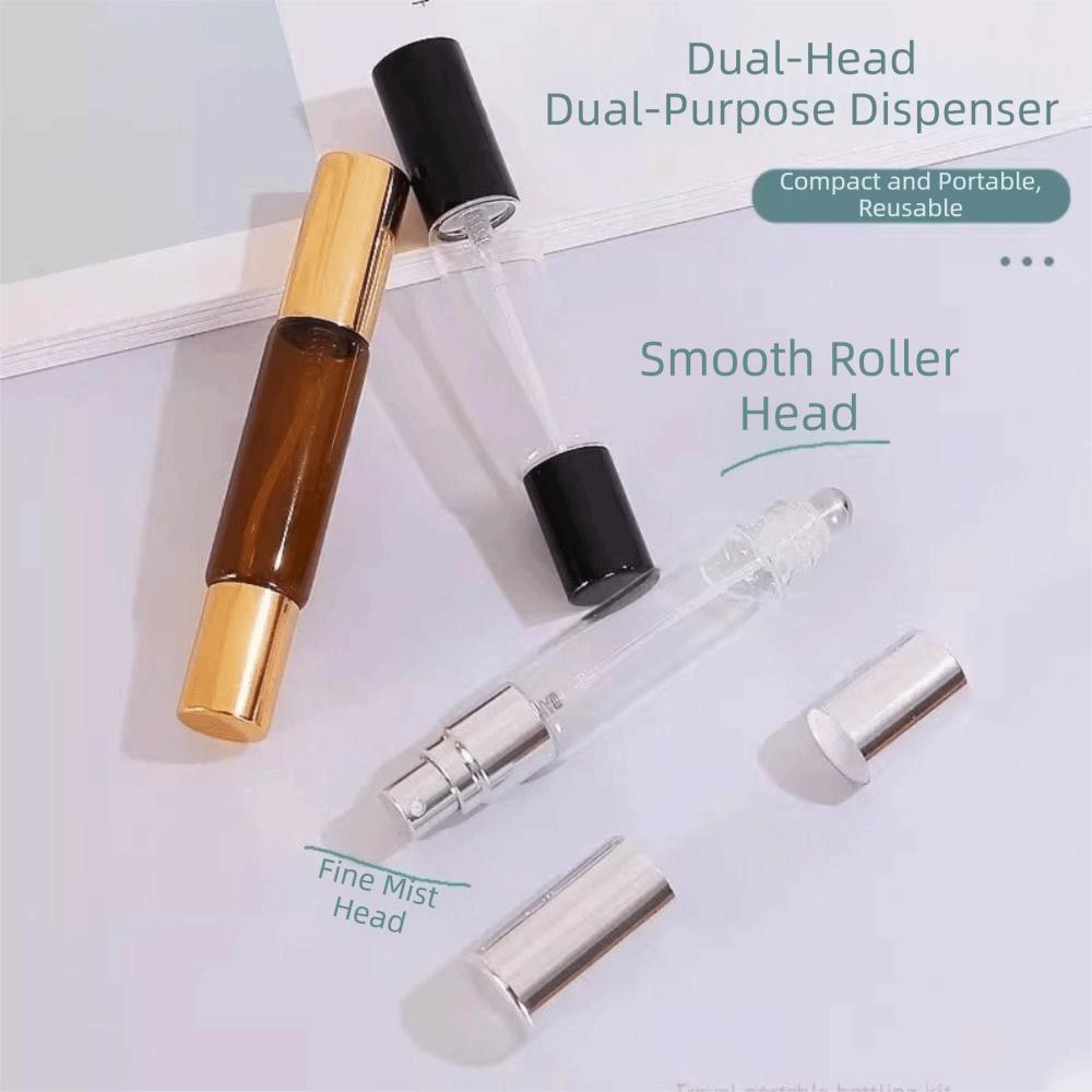 Aluminum Nozzle Glass Perfume Bottle 10ml Capacity Fragrance Atomizer Cosmetic Storage