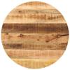 Vidaxl Tabletop, Ø 80X3.8 Cm, Round, Raw Solid Mango Wood