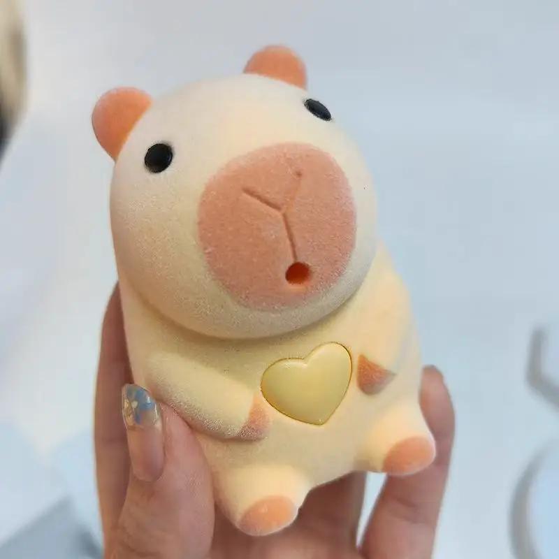 Pacifier-Shaped Glowing Bear Keychain A Popular And Adorable Recording Doll.