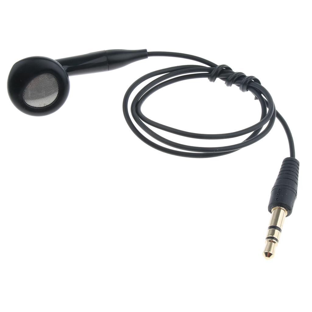 3.5mm Earbuds for Cellphone Comfortable , Black