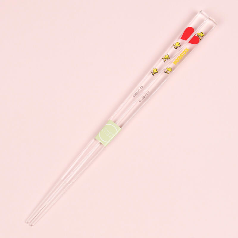Snoopy Heart Woodstock Acrylic Chopsticks 21cm
