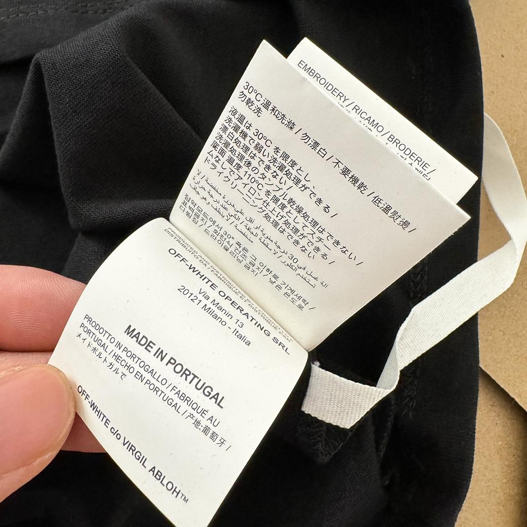 Off-White 2025 Sommer Neues blaues T-Shirt mit Geister- und Feuerschädel-Print, kurzärmelig, für Männer und Frauen, Paar-T-Shirt