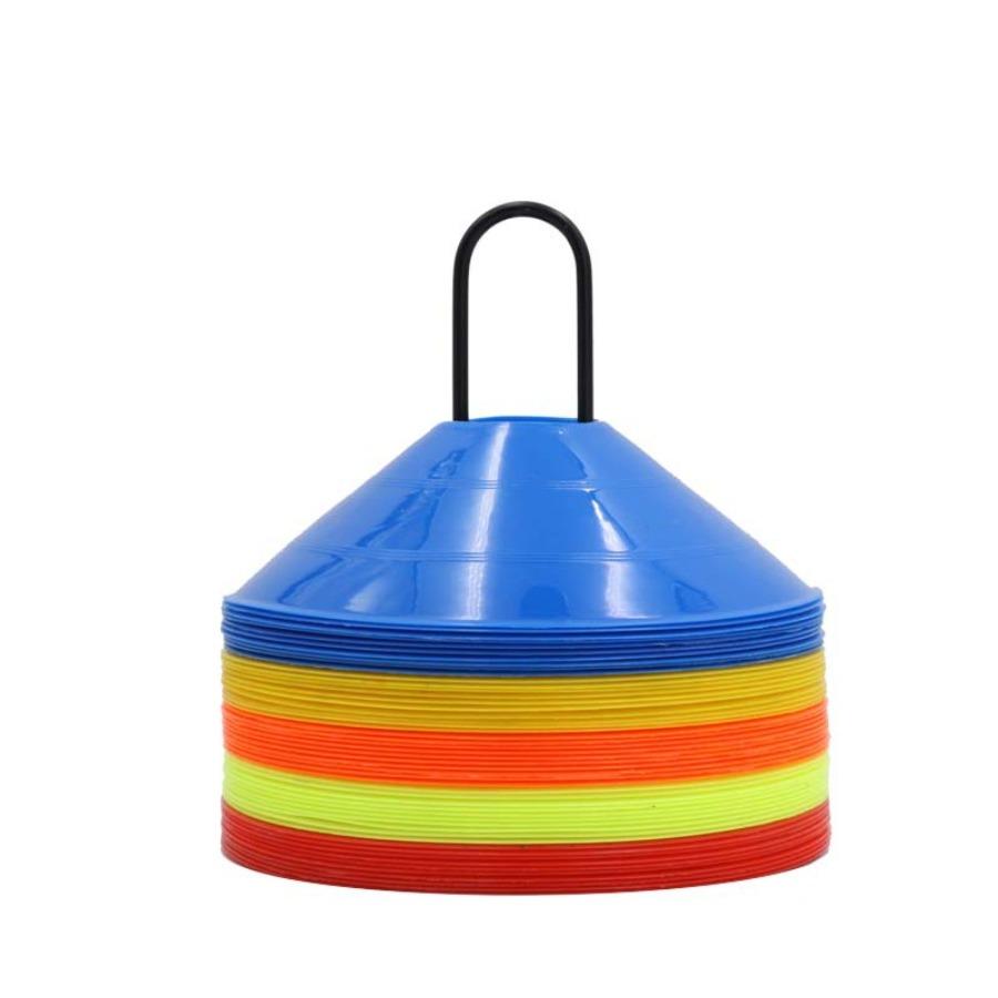 10-52pcs Logo Disc Thickened Logo Disc Football Training Equipment Basketball Obstacle Logo Cone Obstacle Pile Ice Cream Barrel