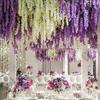 [Crăciun] Alegeți din Flori Artificiale de Glicină, Ratan, Pânză, Ghirlandă Suspendată, Petrecere de Nuntă, Decor Acasă, Perete Verde, Tavan, Decor Floral, Perfect