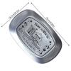 Metal Serving Dish Vintage Tinplate Dinner Plate Stainless Steel Serving Tray Round Seasoning Plates Set For Fruits For Dining