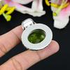 Peridot Gemstone Handmade 925 Steling Silver Jewelry Pendant 1.38" KG-328