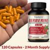 Berberine 6-in-1, Berberine HCl 200 Mg 120 Capsules