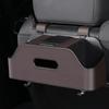 1Pcs Auto Interior Storage Car Tissue Box Holder with 2 Cup Holders Headrest Hooks  Car Accessories