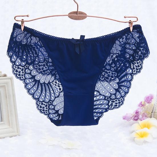 Trendy dámské spodky chladivé elastické dámské kalhotky Pure Color s nízkým pasem pro vnitřní nošení