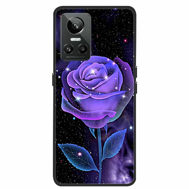 Mobilskal För Realme GT Neo3 Fodral Svart Silikon Mjuk Baksida För Realme GT Neo 3 Mobilskal Fodral RealmeGT G T Neo 3 Coque