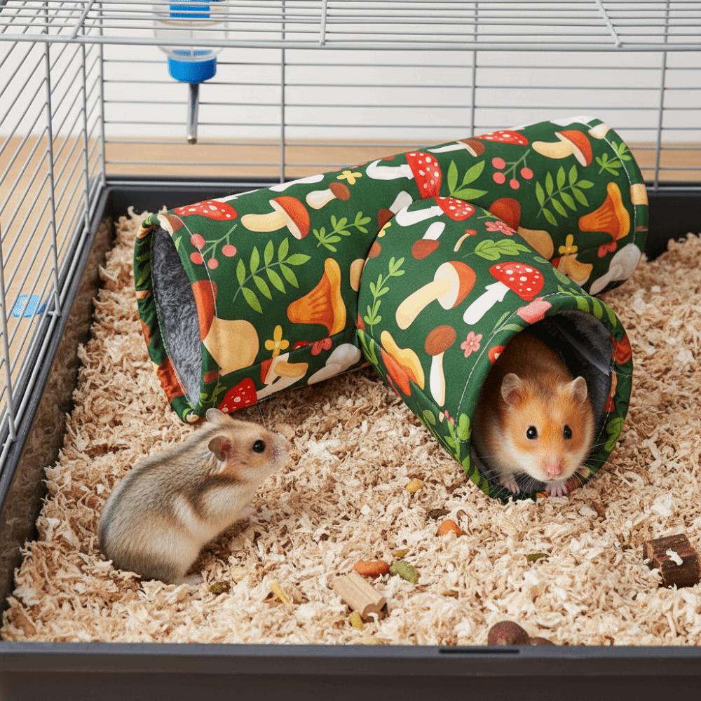 Warm Guinea Pig Tunnel House Thickened Pet Collapsible Tube Toy  Playtime Activity