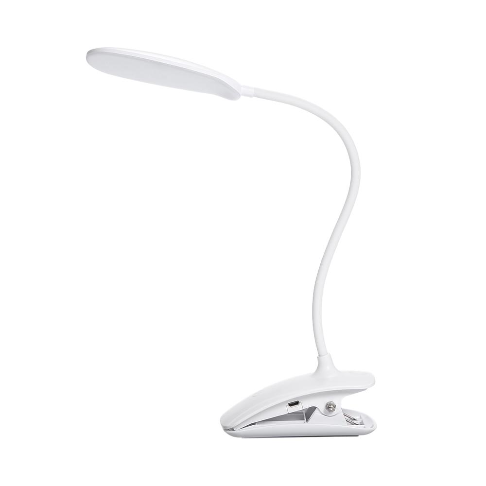 Dimmable Clip-on LEDs Re Able Desk Lamp Touching Control 360 Degrees Flexible Gooseneck 3 Brightness Reading Light for Desk Bedroom