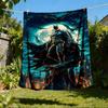 1pc Batman Outdoor Flannel Throw Blanket Soft, Lightweight & Warm