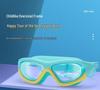 Kids' Waterproof & Anti-Fog HD Swim Goggles with Earplugs - Stylish Unisex Large Frame Diving Goggles