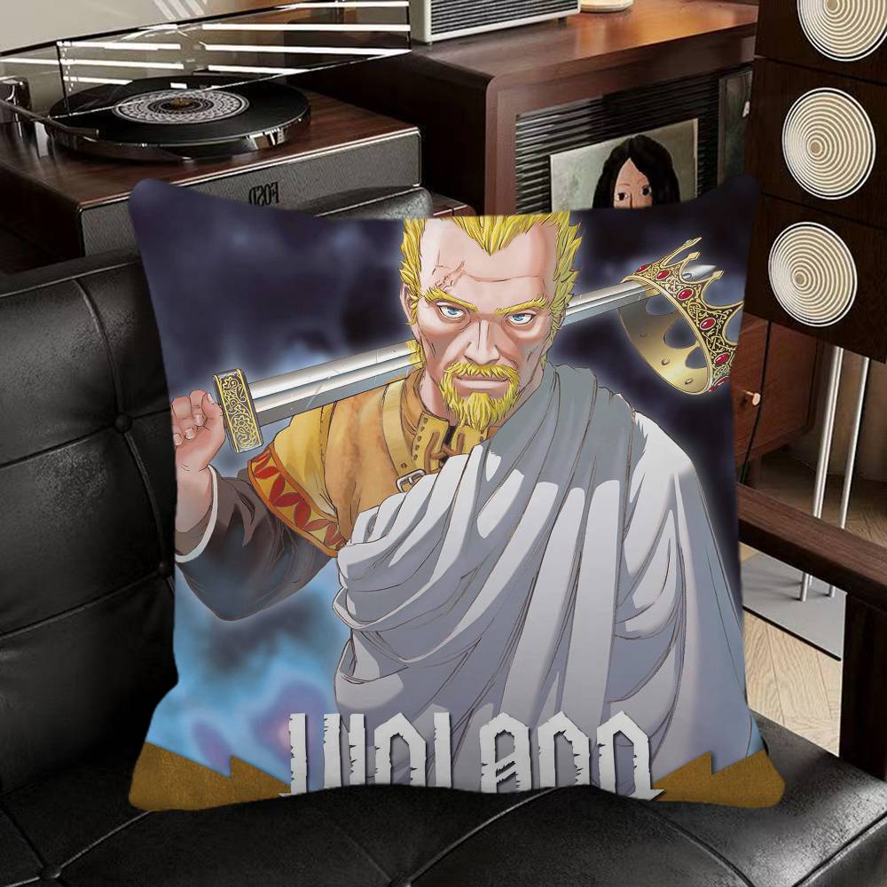 Vinland Saga Anime Pillow Case Square Pillow Bedroom Sofa Leisure Comfort Cushion Car Home Decoration