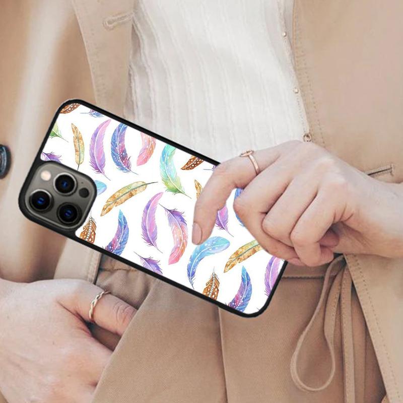 Feather Magnetic Phone Case For APPLE iPhone 17 Air 16 14 13 12 Pro Max 15 Plus Wireless Charge With MagSafe Cover