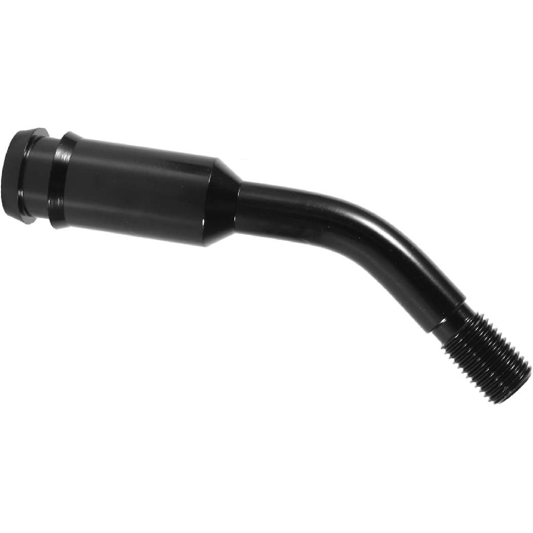 Shift Knob Extender, 5in Gear Stick Shifter Lever Car Shift Knob Extender Straight Gear Shifter Lever Extension for T4 1990-2003 Black