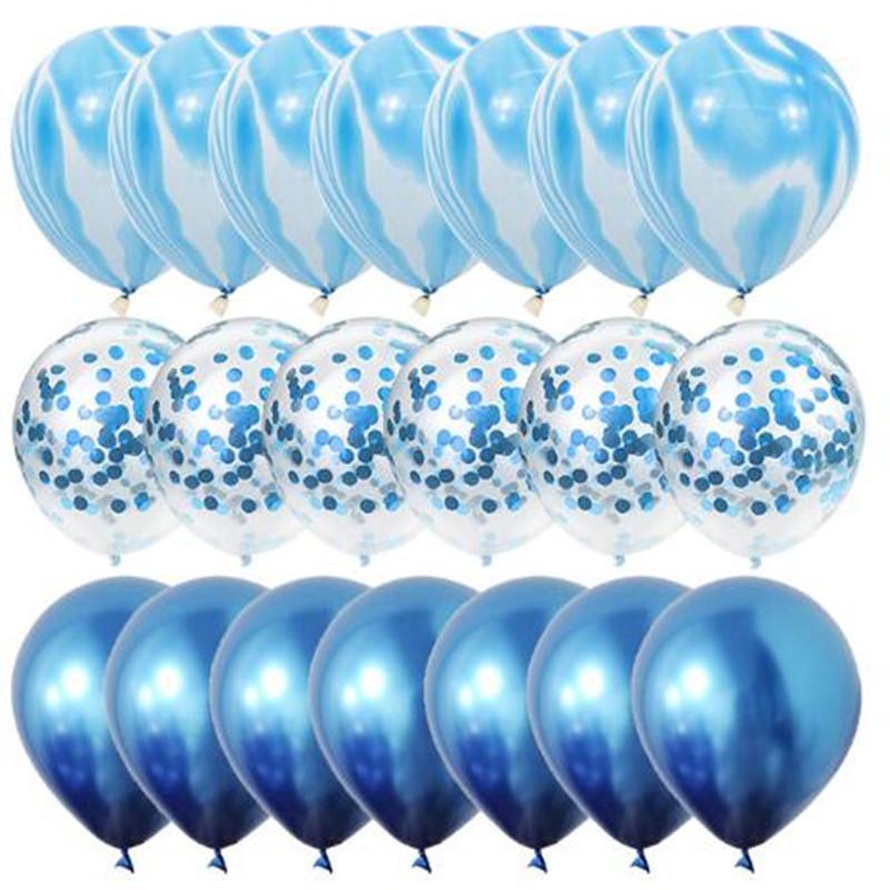 40Pcs Confetti Balloons Wedding Decoration Matte Globos New Year Birthday Party Decorations Baby Shower Supplies