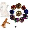6PcsMylar Crinkle Folie Bälle Katze Kätzchen Sound Spielen Spielzeug Knistern Papier Rascheln