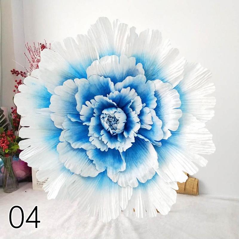 1 Pcs Artificial Large Peony Flower Wall Panels 30/40/50cm Silk Flower Head Wedding Backdrop Party Birthday Wall Hanging Decor