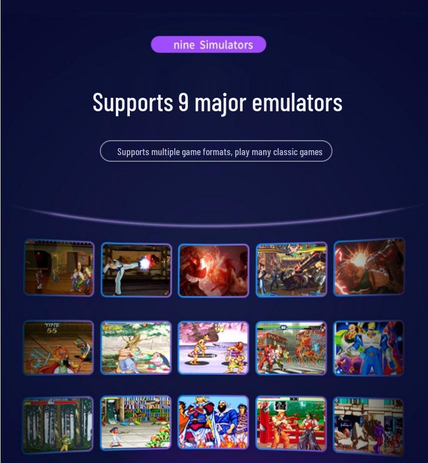 M8II Retro TV Game Console: Classic Arcade with Wireless Dual Controllers