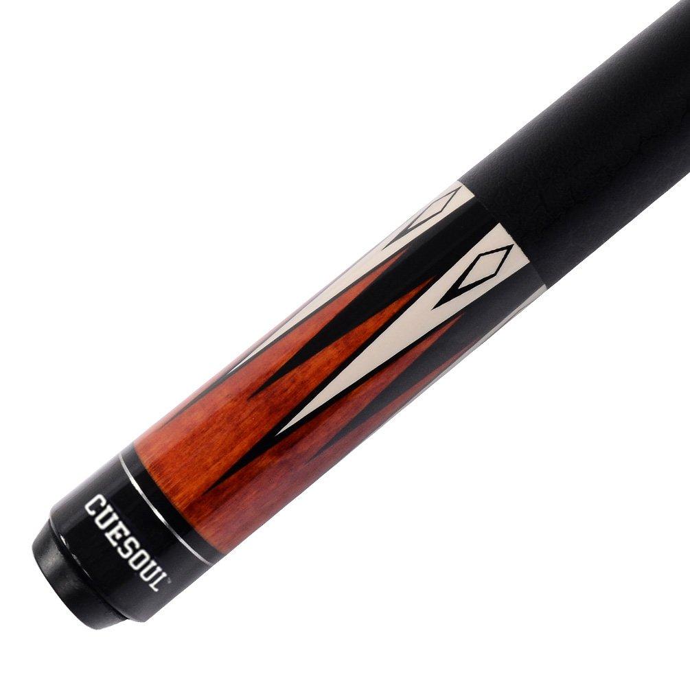 CUESOUL 58-inch 19oz 1/2 Jointed Maple Pool Cue Stick CSBK006