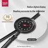 Professional Drawing Set: Black Metal Compass with Replacement Lead and Ruler for Creative Circles and Student Exams.