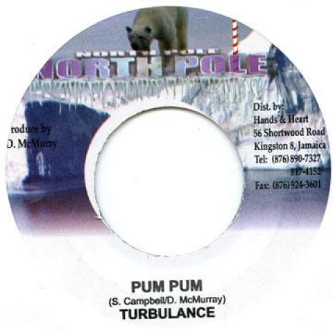 

7inch Record TURBULENCE - Pum Pum North Pole 2005 Jamaica Reggae, Ska & Dub