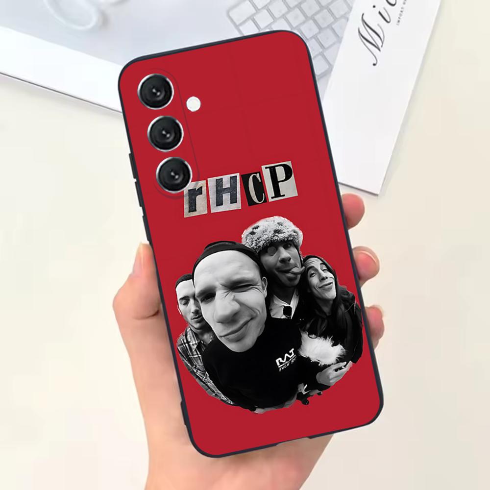

Чехол для телефона R-Red Hot C-Chili Peppers для Samsung Galaxy A13,A21s,A22,A31,A32,A52,A53,A71,A80, Мягкий черный корпус Samsung a72