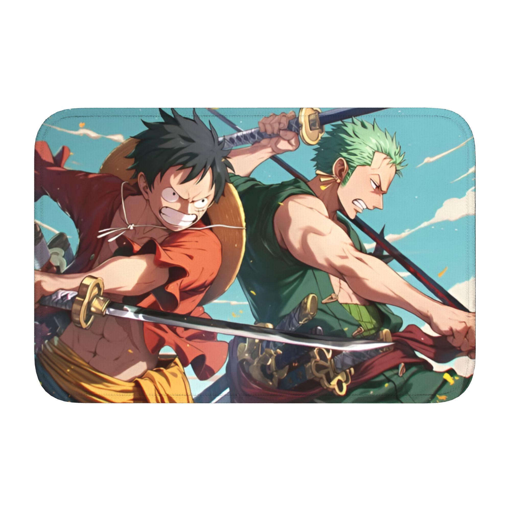 

Zoro O-One P-Piece Anime Front Door Floor Entrance Welcome Mat Indoor Kitchen Bath Doormat Toilet Living Room Carpet Rug Footpad 60cm x 90cm