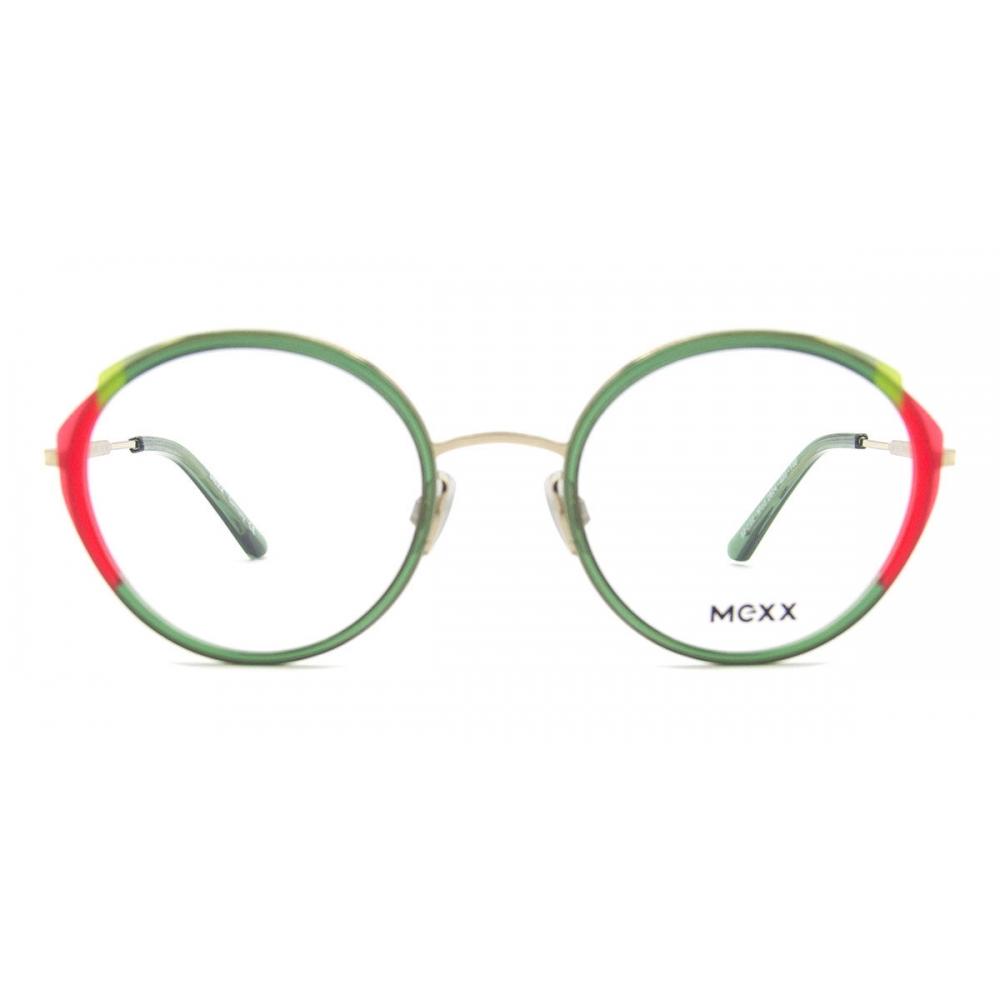 Mexx 2824 400 Unisex Eyeglasses Green Red/52-22-140