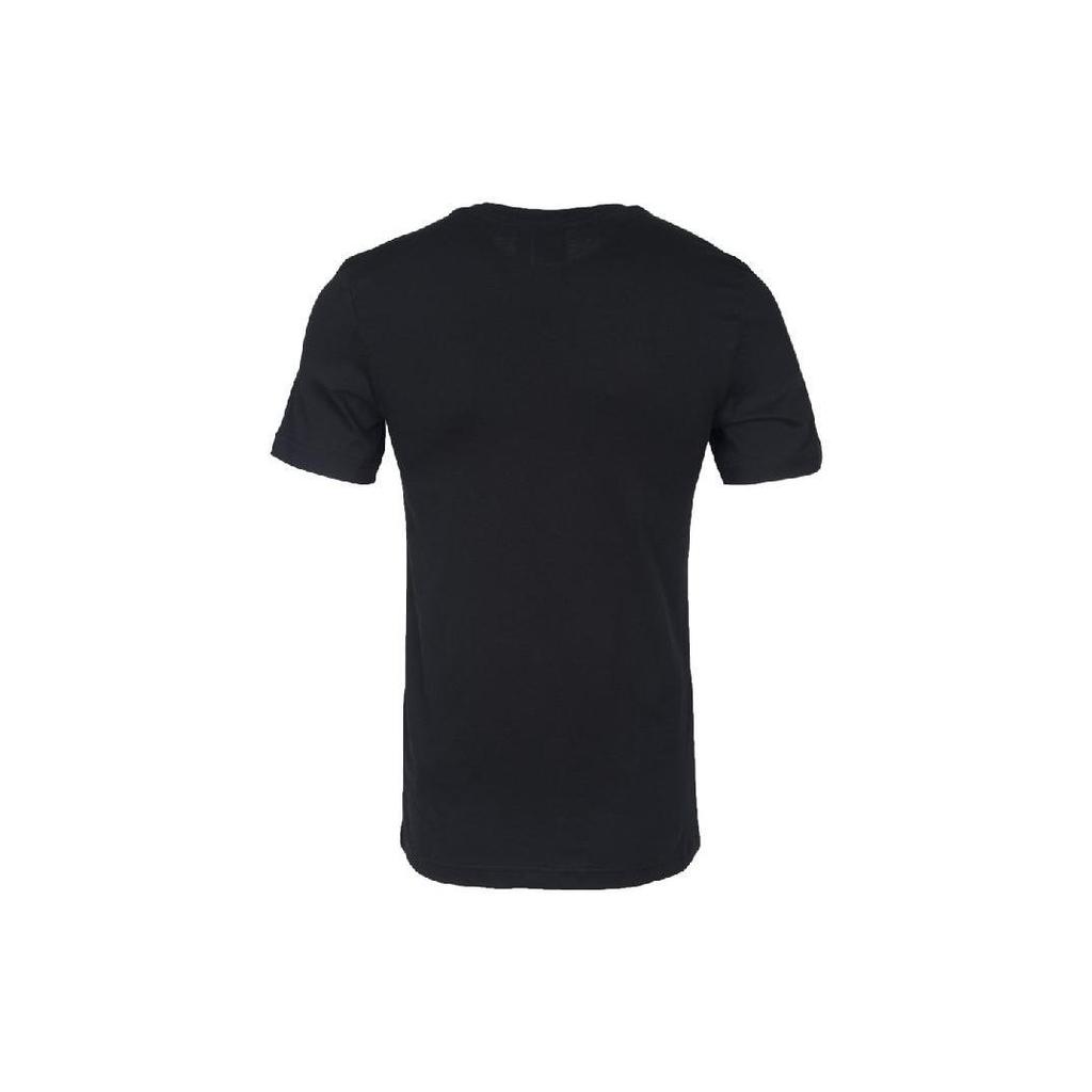 adidas Originals T Shirts Men's Black Crew Neck Moderate Straight Fit BQ3032