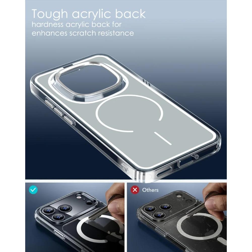 Frosted Hit Color Armor Matte PC Case For Xiaomi Redmi Note 15 Pro+ Magnetic Wireless Charging Metal Lens Shockproof Cover