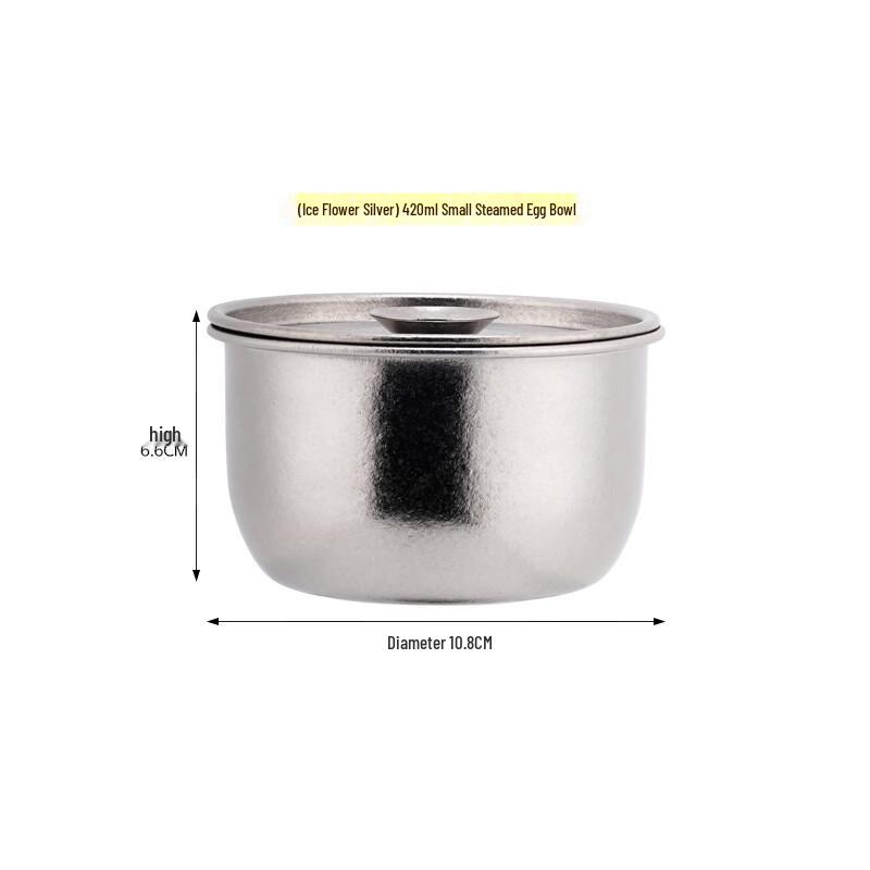 SNOW ROCK Pure Titanium Multi-Purpose Bowl with Lid