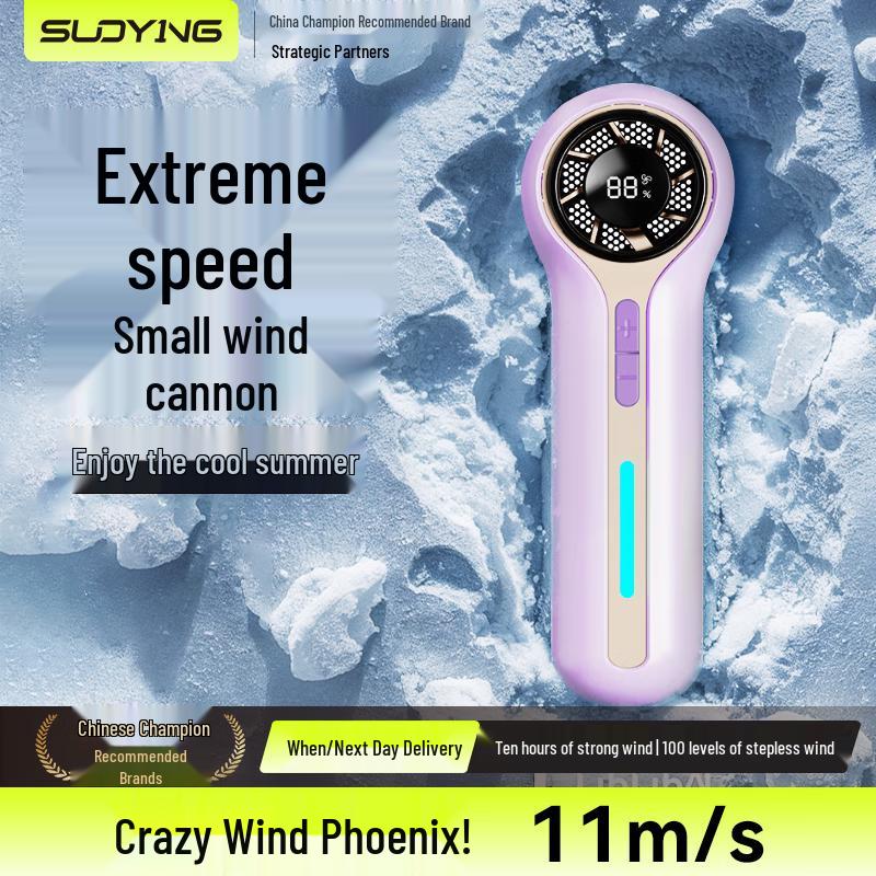 Solyin High-Speed Portable Handheld Fan Powerful Turbocharged Upgraded Endurance