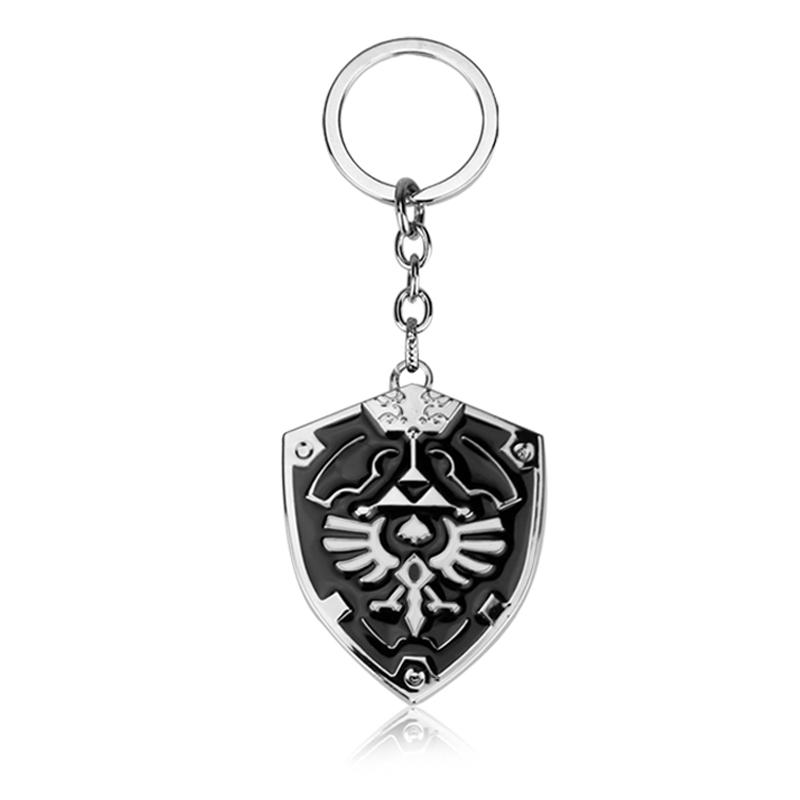 The Legend of Zeldas Pendant Keyring for Men Women Vintage Triforce Triangle Amulet Key Chain Cosplay Party Jewelry Gifts