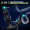 Telescopic Prostate Massager with Three Motors & Wireless Remote Control - 10 Frequency Vibrations & Ejaculation Control Ring.