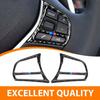 Carbon Fiber Steering Wheel Button Frame Trim Cover For BMW 3 Series F30 2013-18