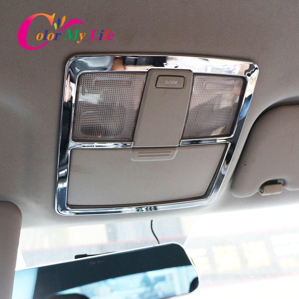 Color My Life Car Chrome Front Fog Lamps Lights Light Protector Cover Trim Sticker for Kia Sportage R Sportager 2012 -