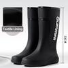 Fashion Outdoor Men's Rain Boots Fashion Long Tube Fishing Shoes Non-Slip Waterproof Shoes Couple Work Shoes Rubber Shoe Warm Rain Boots