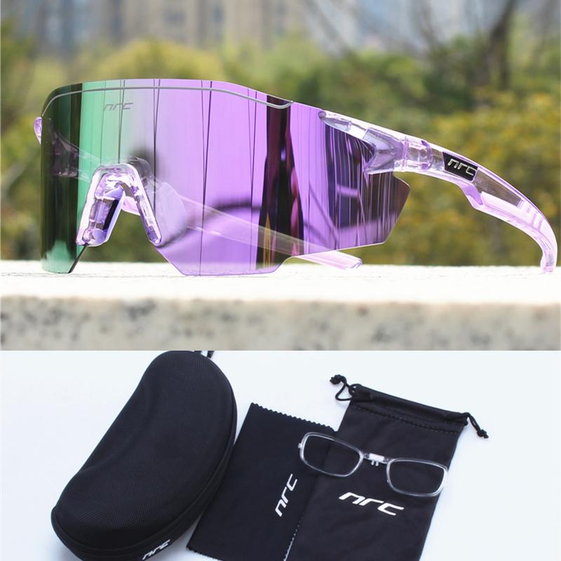 NRC Ultralight Rimless Photochromic Cycling & Outdoor Sports Glasses