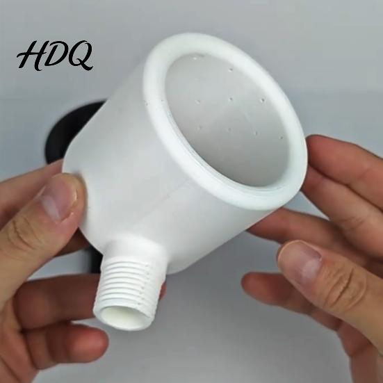 360 Degree Shower Head Men Head Universal Bathroom Heated Massager Handheld Coarse Hole Design Massage Spray Standard Thread Interface and Easy To