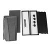Under Bed Storage Container Large Capacity Space Saving 4 Wheels Under Bed Rolling Drawer with Clear Lid for Clothes