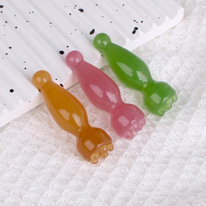 Smooth Face Massage Tools Resin Gua Sha Face Skin Care Massage Sticks Lotus Seedpod Shape Massager Facial Physiotherapy Tool