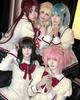 Kaname Madoka Cosplay Costume with Wig Puella Magi Madoka Magica Mitakihara Municipal Junior High School Uniform Set Long Sleeved Costume Everyday