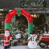 Christmas Santa Claus LED Inflatable Archway Garden Yard Xmas Party Props Decor
