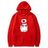 Autumn Winter Solid Color Anime Cat Classic Hoodie Men's Daily Casual Harajuku Hoodie Street Wear Warm Hoodie