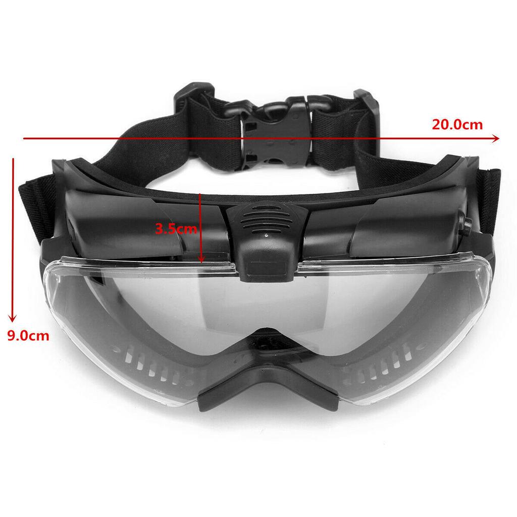 Unisex Tactical CS Military Goggles Airsoft Protective Eye Safety Glasses