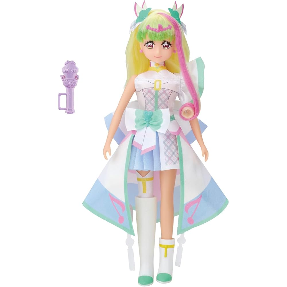 

Кукла-игрушка Bandai Precure Style Cure Zukyun с аксессуарами и ярким нарядом