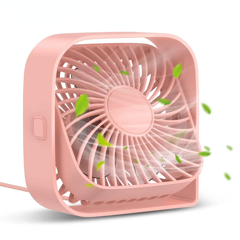 

USB настольный вентилятор, мини-вентилятор портативный, 3-скоростной настольный вентилятор охлаждения, тихие персональные небольшие вентиляторы для комнатного настольного офисного настольного вентилятора розовый